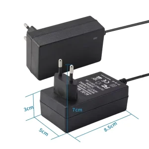 12V 3A Single Plug in Power Adapter LED Light Surveillance Camera Display Router Set Top Box Computer Switching Power Supply