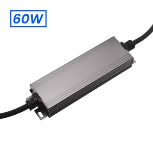 12V 5A 60W DC Industrial Aluminum-Shell Switching Power Supply, Waterproof IP67, for LED Lighting