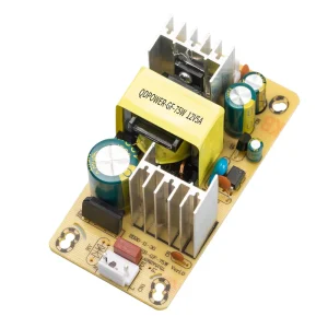12V 5A 96W Open-Frame Switching Power Supply Board AC-DC Converter 87% Efficiency Air Cooling Customizable for LED CCTV and 3D Printers