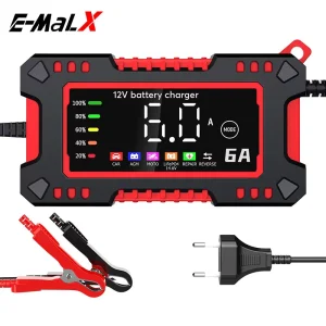 12V 6a Smart Automatic Battery Charger Travel Use Maintenance Free 12 Volt Deepcycle CE Approved Yellow Car Battery Charger