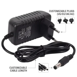 12V 850mA Power Adapter 100 240V Stable AC DC Switching Adapter for CCTV Camera and IoT Device