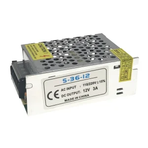 12V AC-DC Power Supply Adapter 36W 3A 220V to 12V Converter for LED Lighting Switching High Efficiency 2-Year Warranty