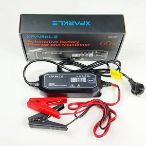 12V Car Battery Charger with Advanced Power Management Vehicle Charger for Cars RVs and Trucks Stable Energy Supply