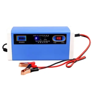 12V Car Smart Battery Charger LCD Pulse Repair LED Display 24V 30A for Electric Scooter 5A 10A 20A AC DC Compatible EU UK AU US
