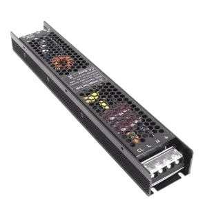 12V DC 24V DC IP20 Ultra Slim Aluminum LED Power Supply 60W Indoor for LED Strip Lights with Dimmer Support