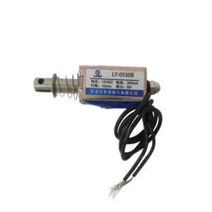 12V DC Frame Solenoid Electromagnet 300mA 5N Force 10mm Stroke Push Pull Micro Linear Actuator for Electronic Cabinet Lock
