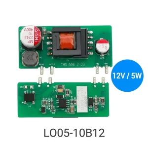 12V Industrial AC/DC Switching Power Supply LO05-10B12 85-264VAC 3000V Isolation IEC62368 Certified