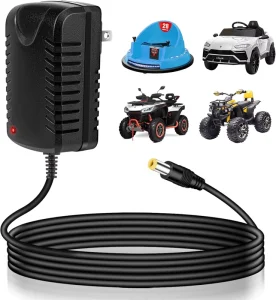 12V Lead Acid Battery Charger for Kids Ride On Cars CE FCC Certified Overcharge Protection Universal Plug