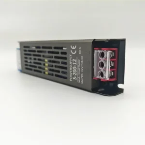 12V Single Output 200W 16.7A High Efficiency AC DC Switching Power Supply with Aluminum Housing and CE Certification