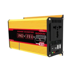 12V to 220V/110V 300W Vehicle-mounted Solar Power Conversion Off-grid High Frequency Correction Wave Inverter