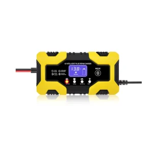 12V6A Car Battery Chargers Smart 12V for Automotive Truck Motorcycle Batteries Plug Play Lead Acid Battery Charger Display
