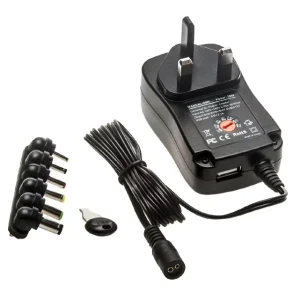 12W Universal 3-12V Adjustable Voltage AC/DC Power Supply Adapter 3V 4.5V 5V 6V 7.5V 9V 12V