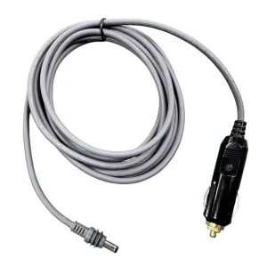 12ft 3m 12V 24V Car Cigarette Lighter to DC 5.5×2.1mm Charging Cable with Braid Shielding and PVC Jacket for Starlink Mini
