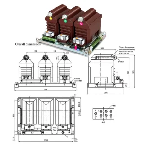 12kV Fused Three-Phase Anti-Ferroresonance Voltage Transformer JSZGF-10R Engineering Specification