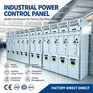 12kV SF6 Gas Insulated Indoor Metal Industrial Ring Main Unit RMU 630A IP67 Fully Sealed Modular Switchgear Power Distribution