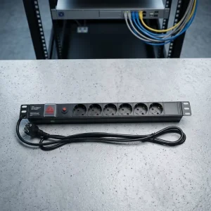 12ways Germany PDU 19” Power Strip Distribution Unit With 16A Plug Customizable