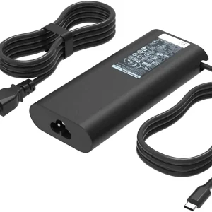 130W PD USB C Laptop Power Adapter with OTP Protection for XPS 15 9500 9575 2in1 17 9700 Latitude 7410 7310