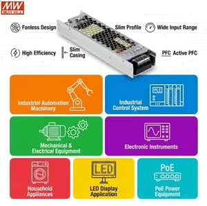132W Slim Type PFC Switching Power Supply UHP-200-3.3 Industrial Power Supply Economical 3.3V 40A Power Supply