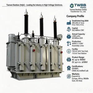 132kV Copper Winding Transmission Power Transformer 80MVA Three Phase Three Winding Coil Low Losses