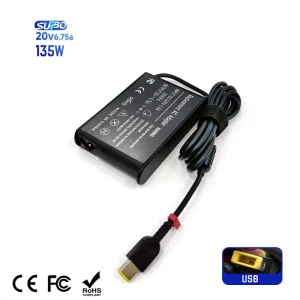 135W Plug-In Power Supply Adapter 20V 6.75A Type-C OTP Protection PD 3.0/PPS Laptop Adapter