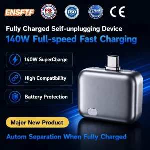 140W Automatic Separator with AI Recognition Auto Power-off and Unplugging for iPhone Safety Charging
