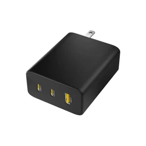 140W GaN Charger with US AC Plug 1 USB 2 USB-C PD3.1 PPS for Laptop and Camera
