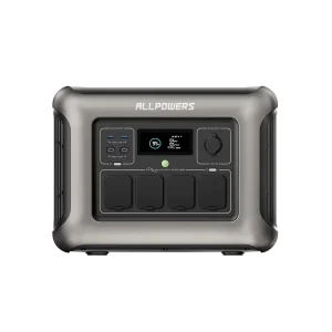 1500W 1152WH Power Station with UPS Function for Outdoor and Home Emergency Use Solar Battery Portable Solar Generator