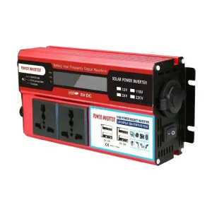 1500W LCD Screen 4USB 12V 220V On-board Inverter