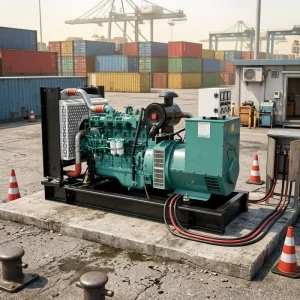 150KVA 3 Phase Open Frame Diesel Generator Set Euro 3 Certified for Middle East Construction Site Power Easy Maintenance