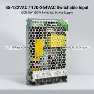 150W 12V 24V 36V 48V LRS-150 Series AC to DC Converter Industrial Switching Power Supply for LED Lighting & Automation Equipment