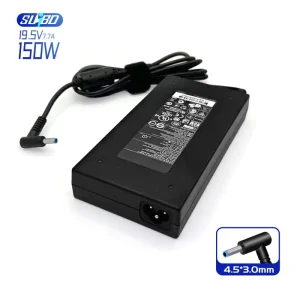 150W 19.5V 7.7A PD OTP OVP Replacement Laptop Charger 4.5*3.0mm Blue Tip for Shadow Elf 3/4 Series CE FCC ROHS Certification
