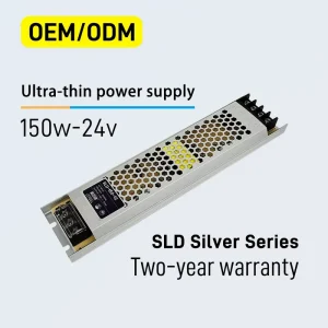 150W 24V 6.25A Constant Voltage LED Driver CE Certified AC-DC Aluminum Switching Power Supply 2-Year Warranty Multi-Channel LED