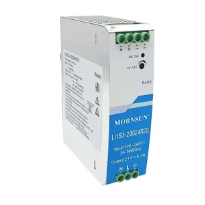 150W 24V DIN Rail Single Power Supply UL508 CE Industrial SMPS Switching LED Driver 90 264VAC Automation