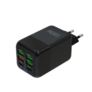 150W/35W Phone Charger, 4U+2C, PD QC3.0 USB-C Fast Charging Adapter, US/EU/UK Plugs