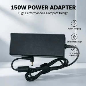 150W PD 3.0 Fireproof Laptop Adapter Charger Power Supply 19.5V 7.7A 4.5×3.0mm for Laptops