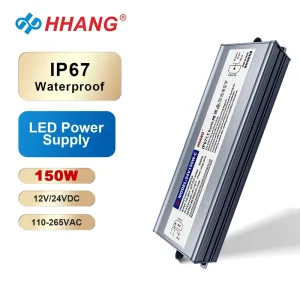 150W Led Switching Power Supply 24v Waterproof Led Driver Ip67 Constant Voltage Power Supply for Outdoor Lighting with CB BIS