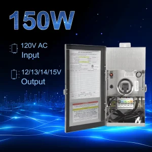 150W Low Voltage Landscape Lighting Outdoor Transformer With 120V AC Input Voltage ETL Listed