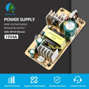 15V 4A 60W Open Frame Power Supply AC DC Converter Industrial Switching Driver for PLC LED CCTV Stock 7 Days Ship