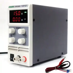 15V 5A Bench Adjustable Laboratory DC Power Supply DC Power 3 Bit LED Lab Repair Measure School Charging KPS1505D