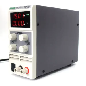 15V 5A Bench DC Adjustable Power Supply DC Power Lab Repair Test Measure Design Charge Electroplate KPS1505DF