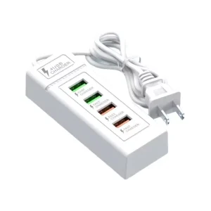 15W Multi-Port USB Charger Type-C Phone Charger for Quick Charging EU US Plug Wall Charger