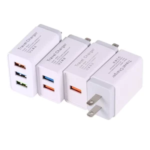 15W PD USB Charger 5V 2.4A 3-Port US EU Plug