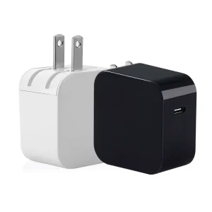 15W PSE Folding Charger Type C Port FCC Certification 5V 3A Fast Charging USB Adapter