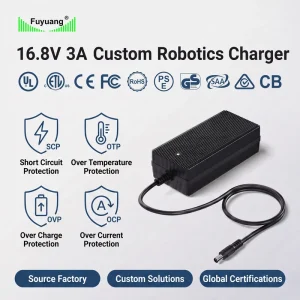 16.8V 3A 4S Li ion Battery Charger for Robot Vacuum Cleaner and Cordless Tools with CE KC