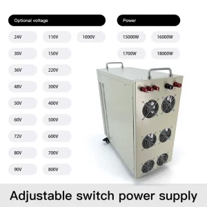16000W High-Power Safety DC Switching Power Supply Single Output 3-Voltage Input for Industry Battery Charging Electroplating
