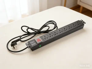 16A Metered Aluminium Alloy Rack PDU 8 Outlet 250VAC 50/60HZ Digital Display Australia Type Model AUS