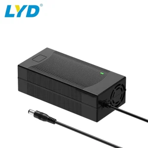 180W Battery Charger with Fan OTP/OVP Protection for Industrial Robot & Laptop 48V 3A/4A Adapter