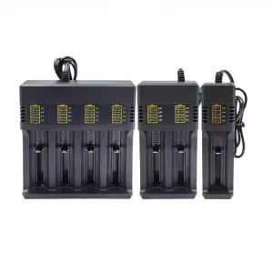 18650 Lithium Battery Charger 3.7V 4.2V with Multi functional Display Fast Charging 14500mAh for Flashlight European Standard