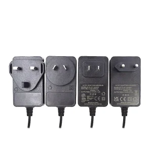 18V 2A 36W EU UK AU US Plug DC Power Adapter with PC Material Plug for Electronics
