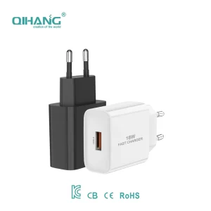 18W Quick Charge 3.0 USB Charger Plug Power Adapter with 5V/3A Output for Mobile Phones & Devices
